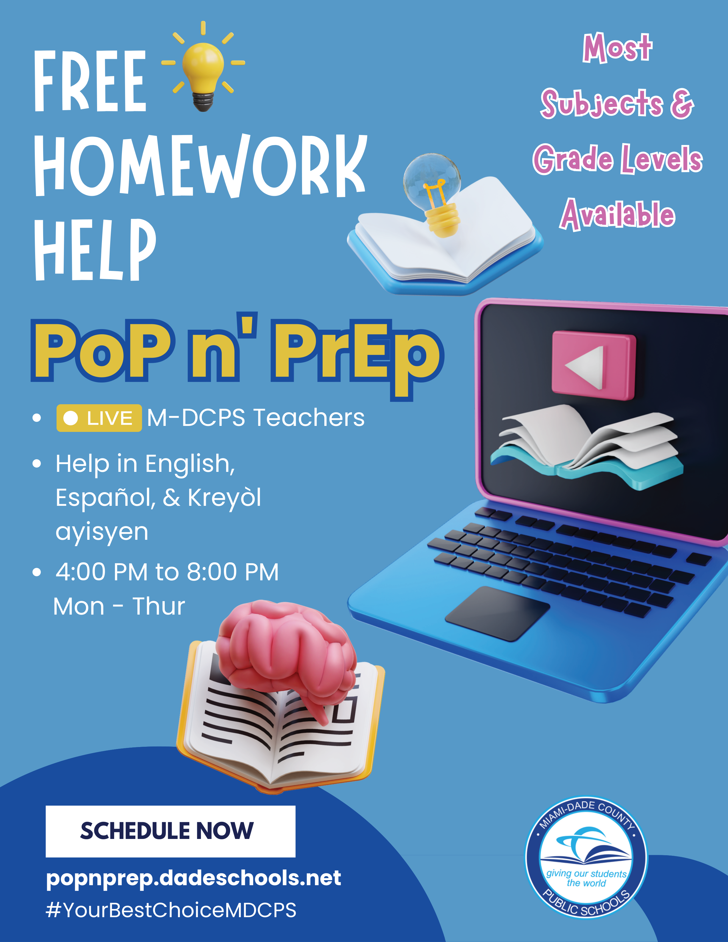 homework flyer